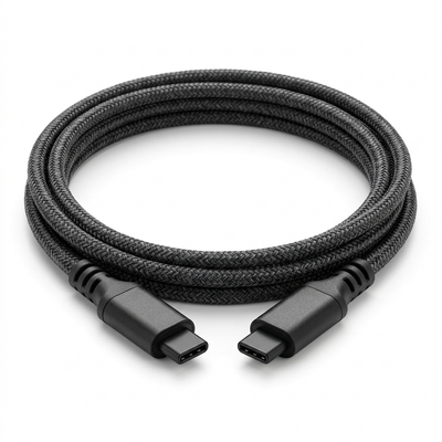 Braided USB-C data cable